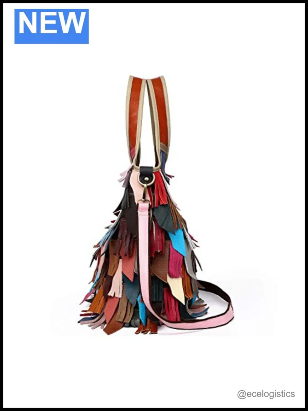 Genuine Leather Large Tote Hobo Bag Handbag with Removable Strap